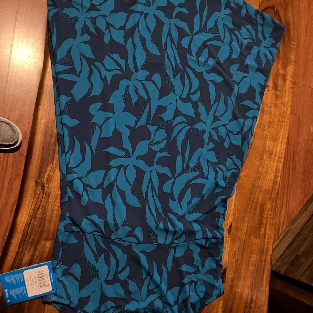 Columbia Blue and Teal Floral Dress